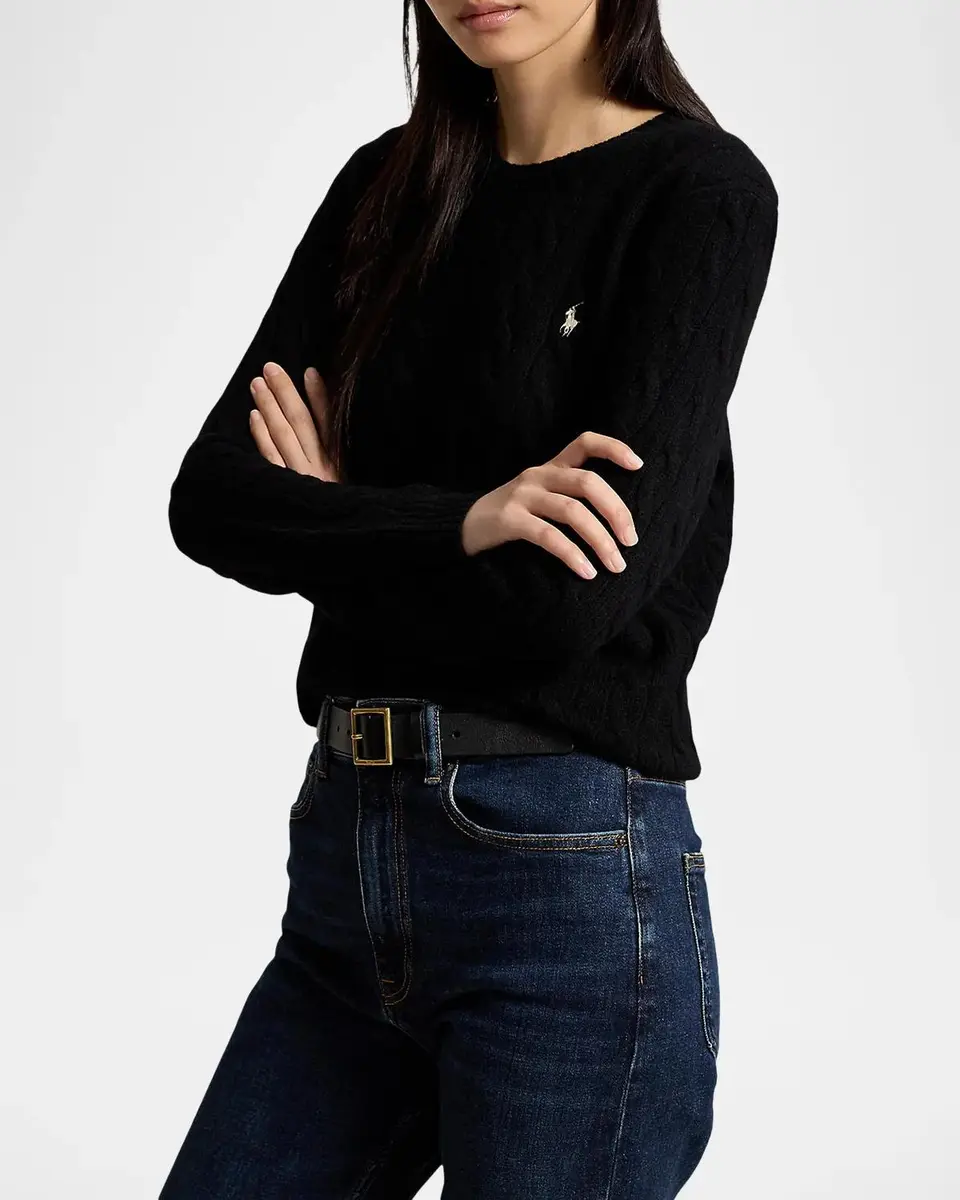 Polo Ralph Lauren Cable-Knit Wool-Cashmere Crewneck Sweater | Thumbnail 5 Polo Ralph Lauren Cable-Knit Wool-Cashmere Crewneck Sweater | Thumbnail 5
