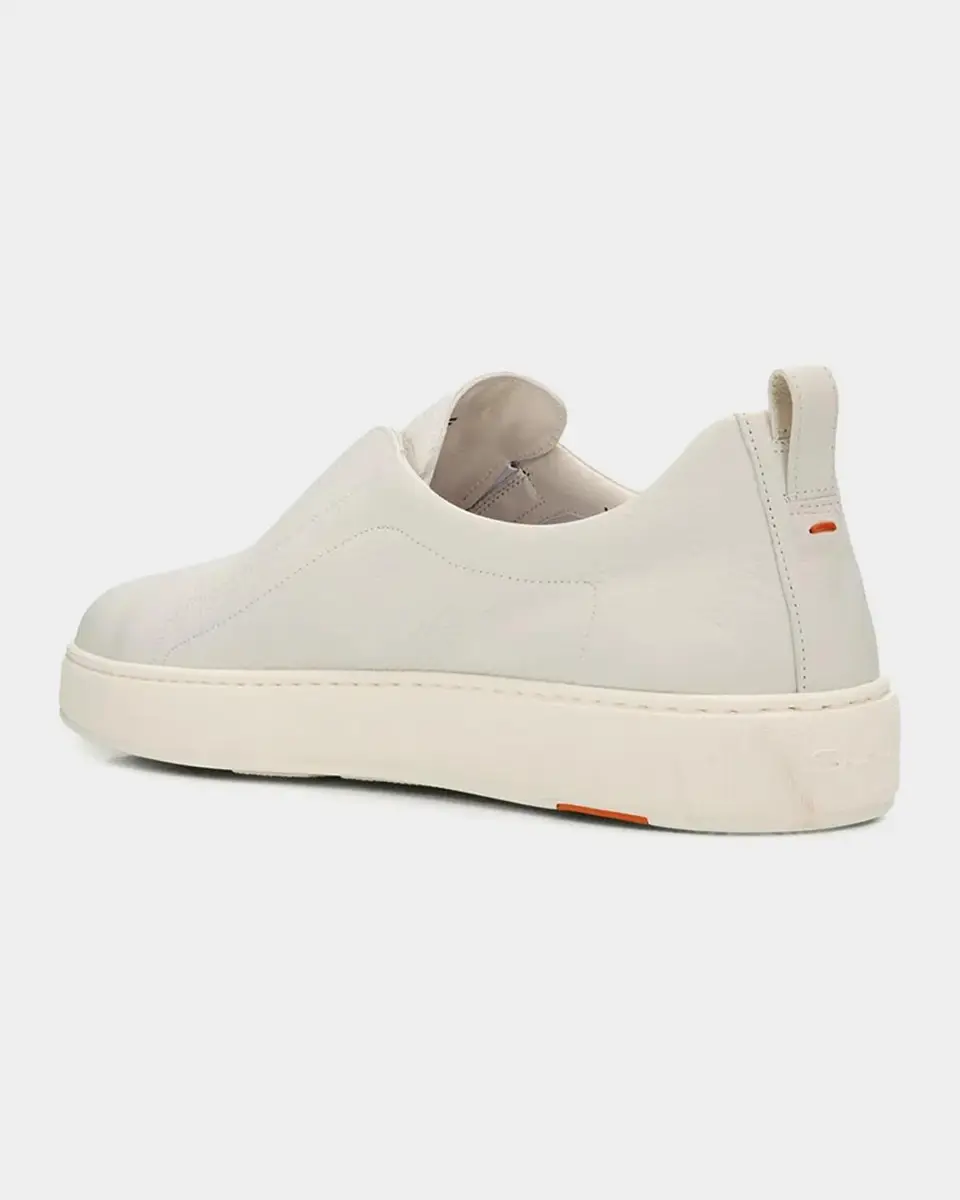 Santoni Men's Victory Deerskin Slip-On Sneakers | Thumbnail 4 Santoni Men's Victory Deerskin Slip-On Sneakers | Thumbnail 4