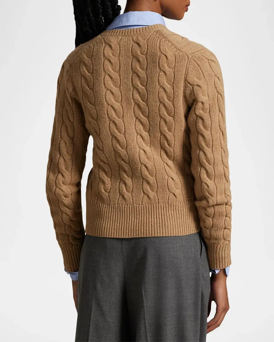 Ralph Lauren Cable-Knit Wool-Cashmere Cardigan | Thumbnail 3 Ralph Lauren Cable-Knit Wool-Cashmere Cardigan | Thumbnail 3