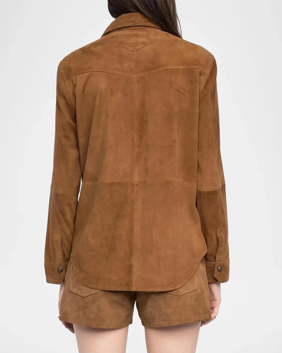 Zadig & Voltaire Thelma Suede Shirt | Thumbnail 3 Zadig & Voltaire Thelma Suede Shirt | Thumbnail 3
