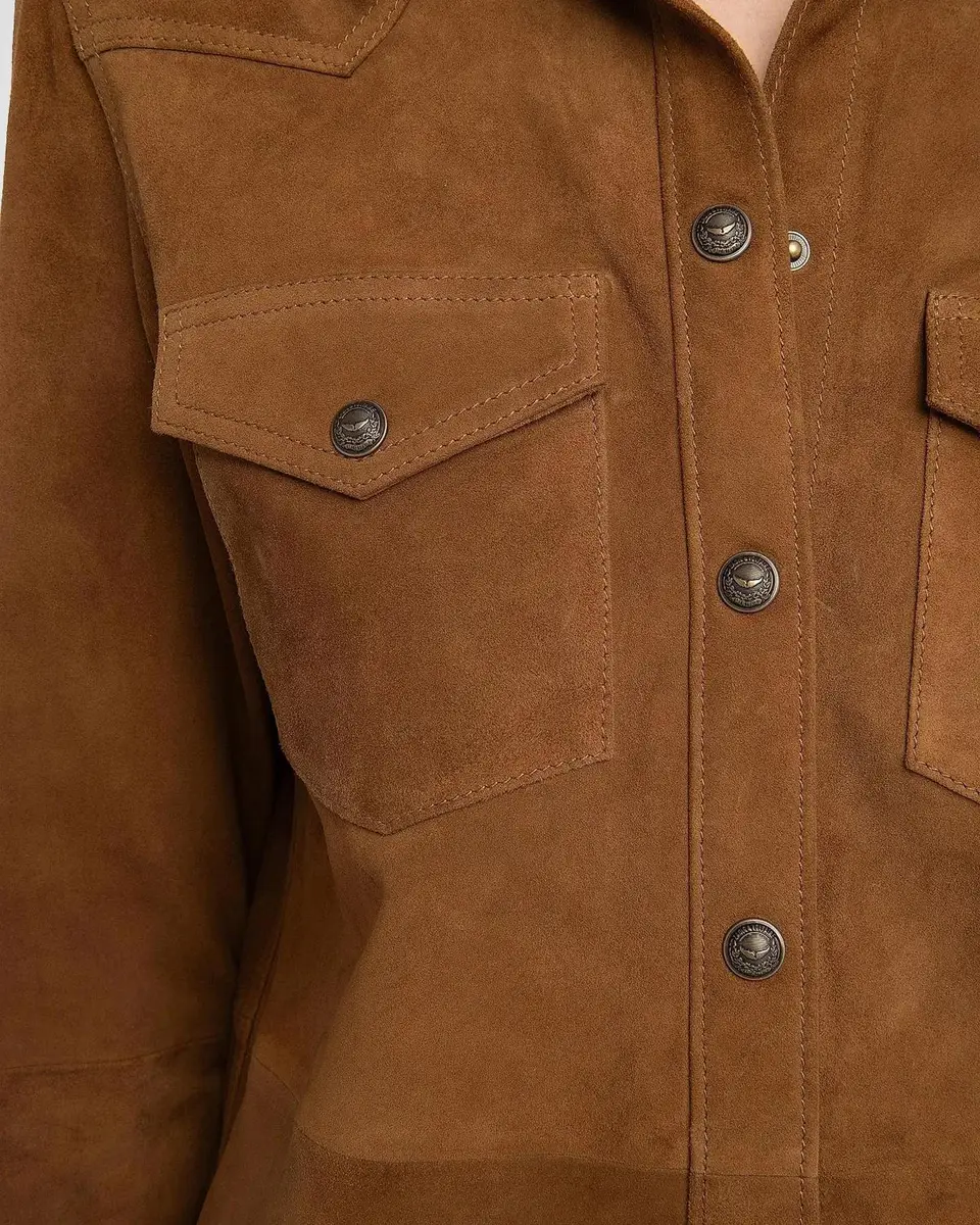 Zadig & Voltaire Thelma Suede Shirt | Thumbnail 5 Zadig & Voltaire Thelma Suede Shirt | Thumbnail 5
