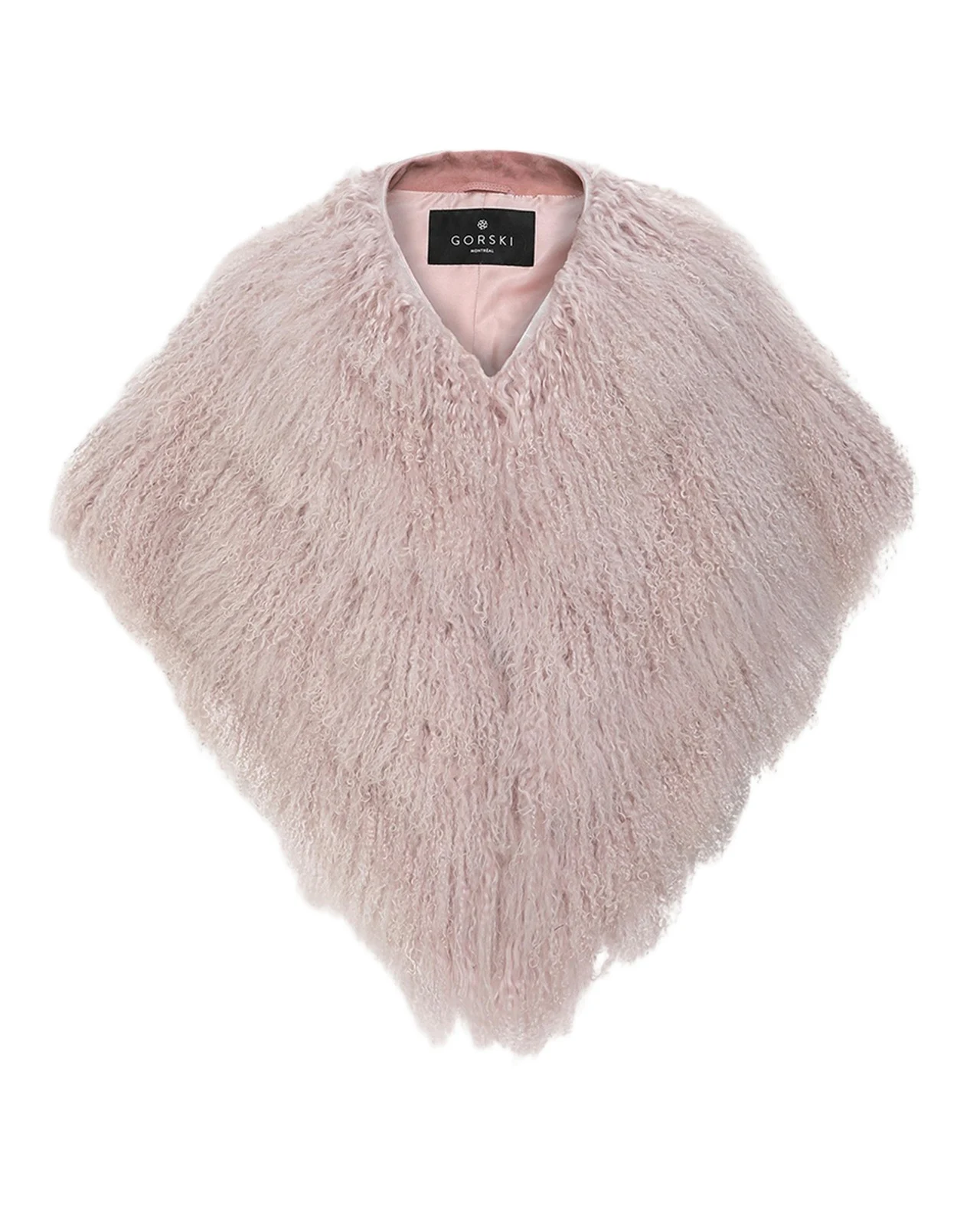 Select Mongolian Lamb Shearling Shawl Select Mongolian Lamb Shearling Shawl