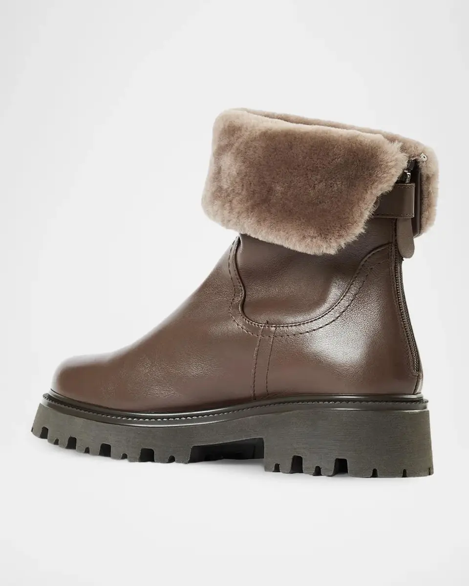Aquatalia 40mm Mimi Shearling-Lined Waterproof Suede Ankle Boots | Thumbnail 3 Aquatalia 40mm Mimi Shearling-Lined Waterproof Suede Ankle Boots | Thumbnail 3