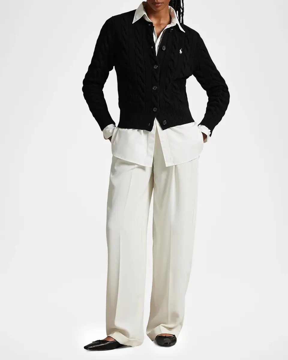 Ralph Lauren Cable-Knit Wool-Cashmere Cardigan | Thumbnail 2 Ralph Lauren Cable-Knit Wool-Cashmere Cardigan | Thumbnail 2