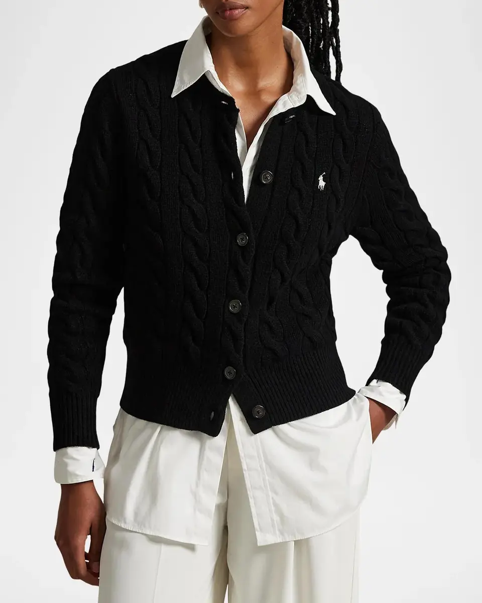 Ralph Lauren Cable-Knit Wool-Cashmere Cardigan | Thumbnail 4 Ralph Lauren Cable-Knit Wool-Cashmere Cardigan | Thumbnail 4