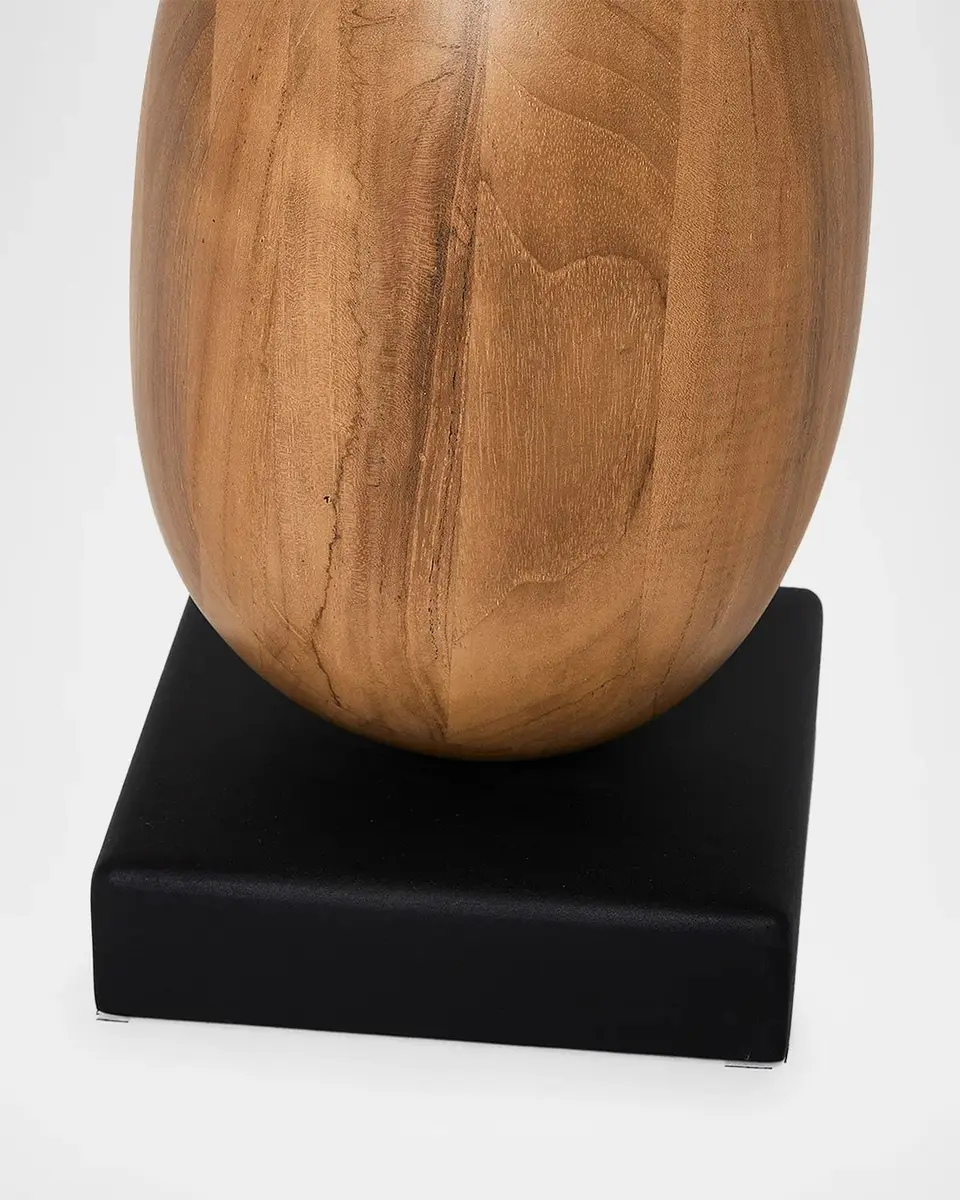 Interlude Home Sienna Teak Wood & Metal Statue | Thumbnail 4