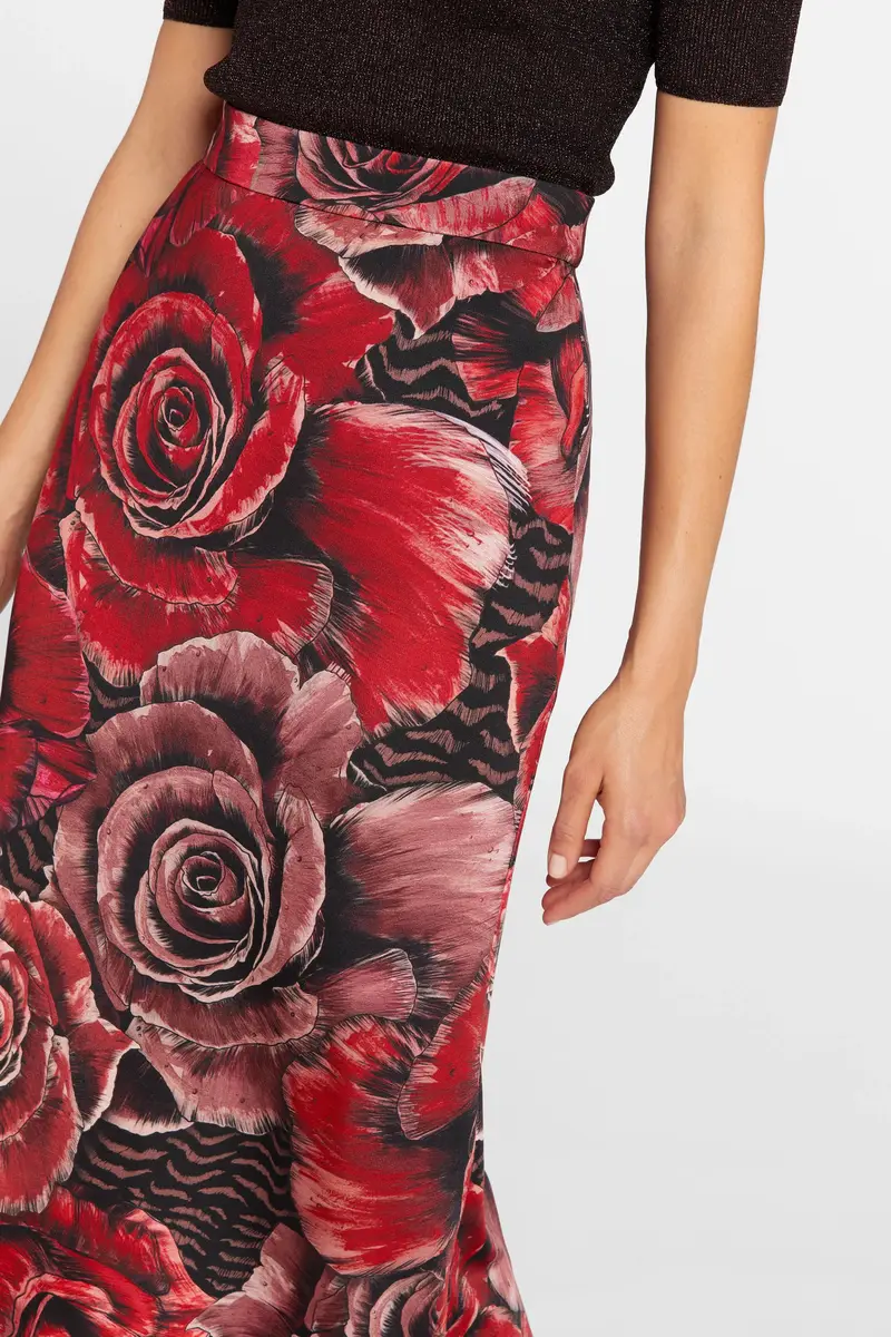 Roberto Cavalli Just Cavalli Rose-Print Maxi Skirt | Thumbnail 4 Roberto Cavalli Just Cavalli Rose-Print Maxi Skirt | Thumbnail 4