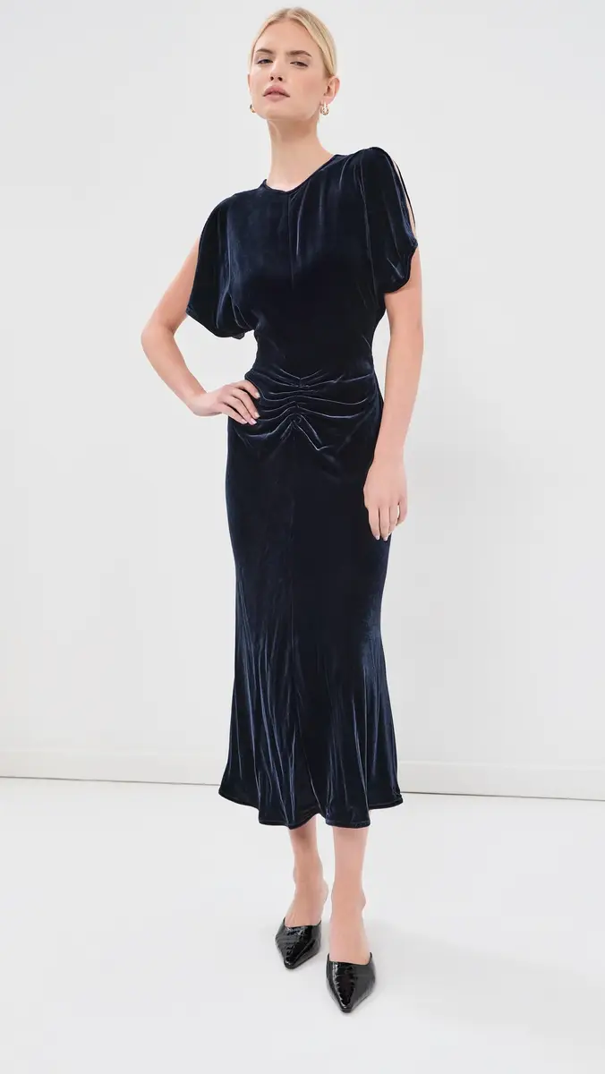 Victoria Beckham Bela Midi Dress | Thumbnail 2 Victoria Beckham Bela Midi Dress | Thumbnail 2