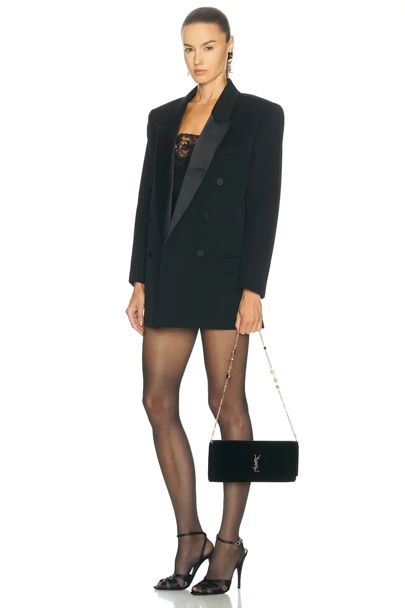 Saint Laurent Kate On Chain Clutch | Thumbnail 2 Saint Laurent Kate On Chain Clutch | Thumbnail 2