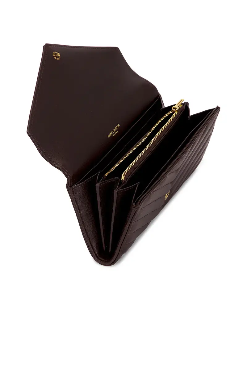 Saint Laurent Cassandre Matelasse Large Flap Wallet | Thumbnail 4 Saint Laurent Cassandre Matelasse Large Flap Wallet | Thumbnail 4