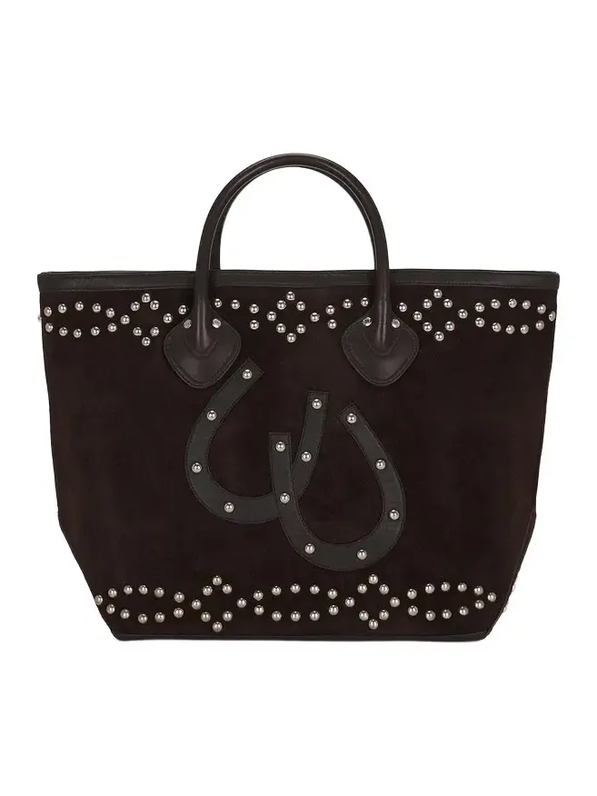 BODE Studded Horseshoe Tote