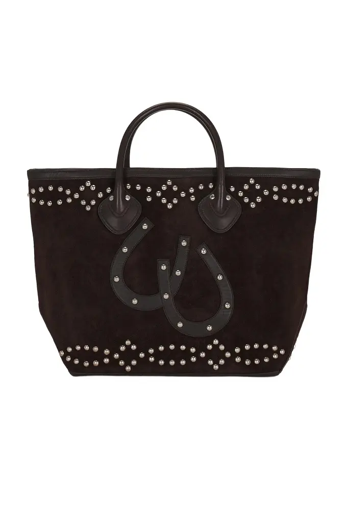BODE Studded Horseshoe Tote