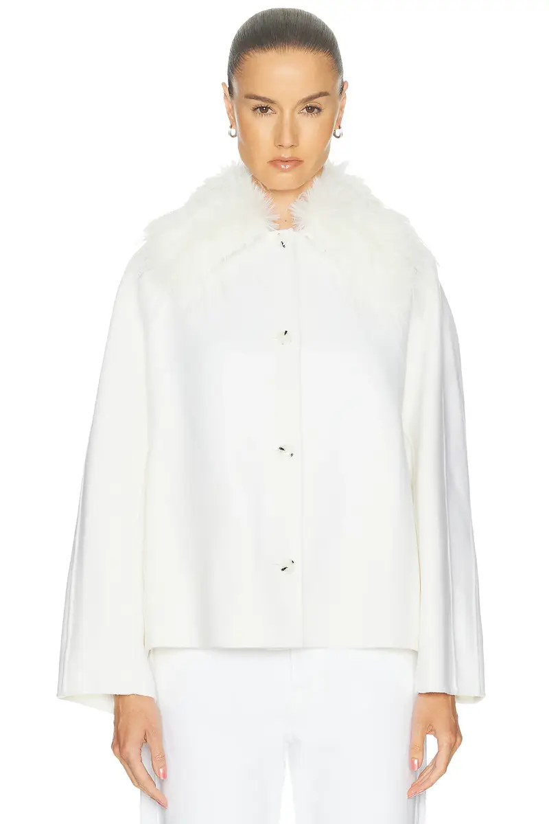 Loulou de Saison Rafe Jacket With Removable Faux Fur Collar | Thumbnail 2 Loulou de Saison Rafe Jacket With Removable Faux Fur Collar | Thumbnail 2
