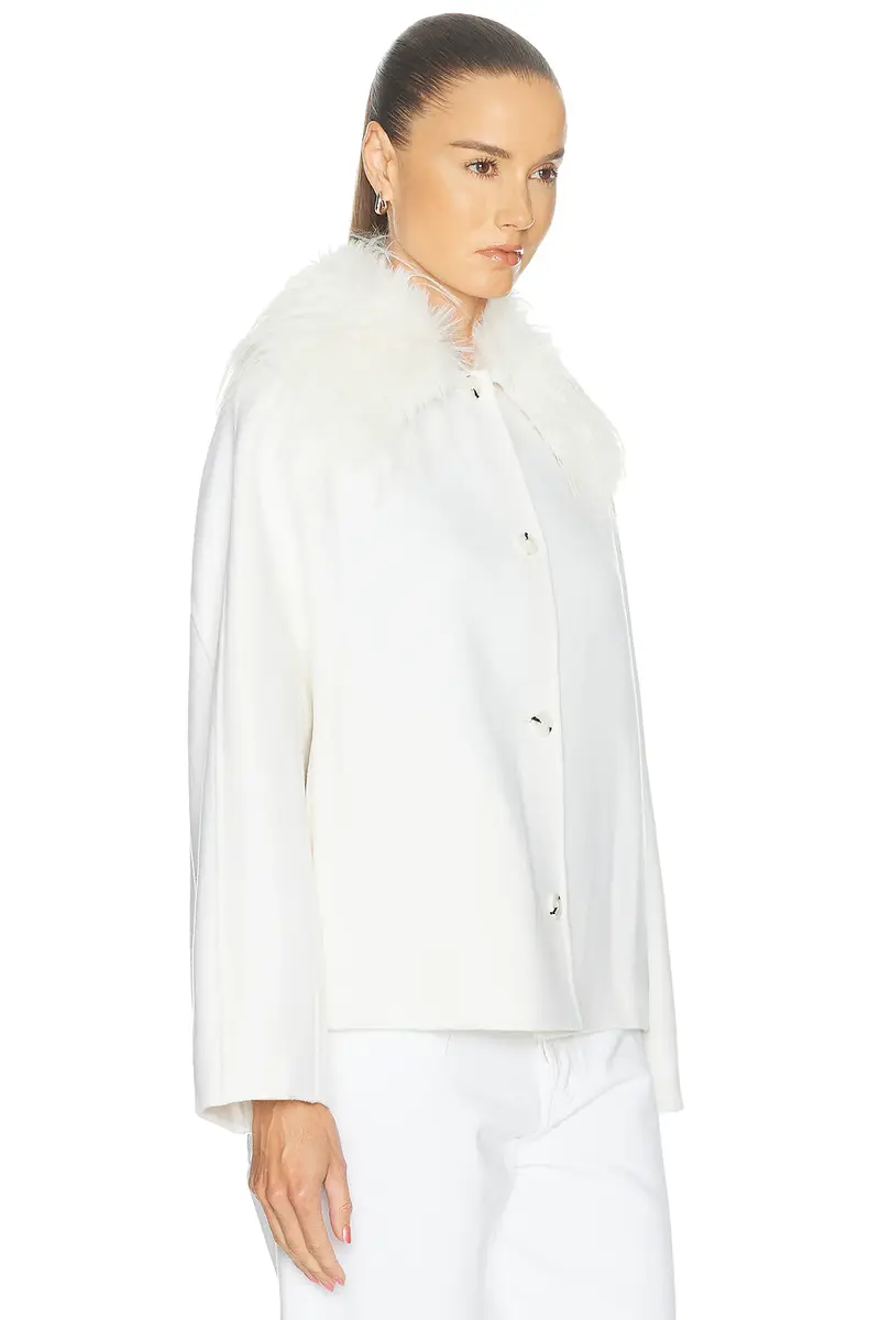 Loulou de Saison Rafe Jacket With Removable Faux Fur Collar | Thumbnail 3 Loulou de Saison Rafe Jacket With Removable Faux Fur Collar | Thumbnail 3