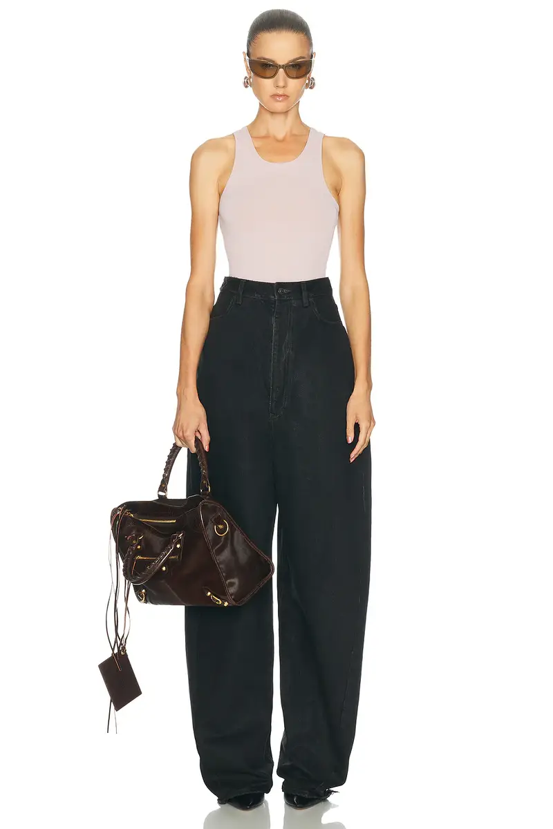 Balenciaga High Waist Barrel Twisted Leg | Thumbnail 5 Balenciaga High Waist Barrel Twisted Leg | Thumbnail 5