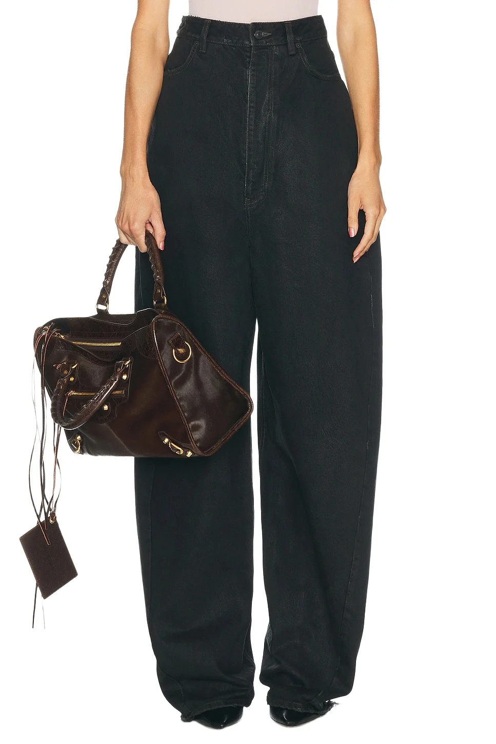 High Waist Barrel Twisted Leg High Waist Barrel Twisted Leg