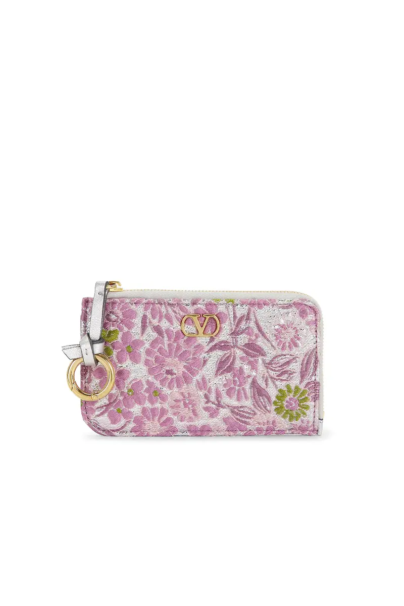 V Logo Signature Coin Purse V Logo Signature Coin Purse