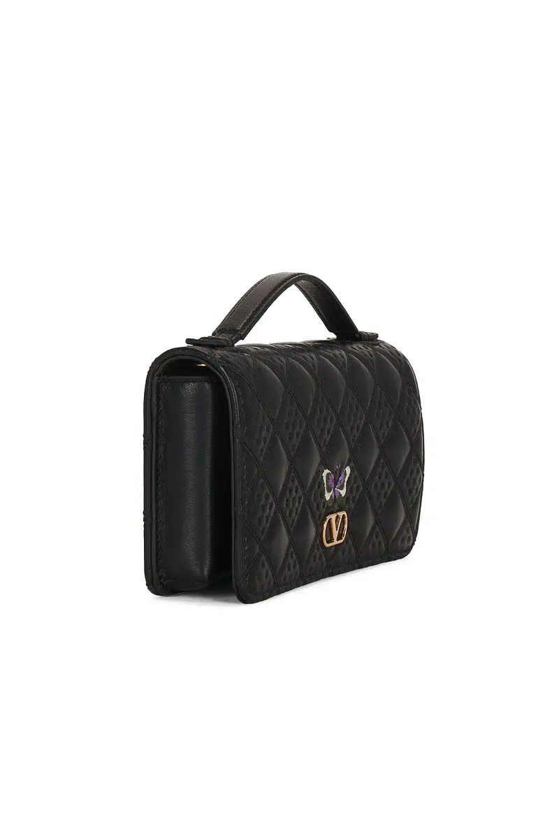 Valentino Garavani Flutterby Wallet With Strap | Thumbnail 3 Valentino Garavani Flutterby Wallet With Strap | Thumbnail 3