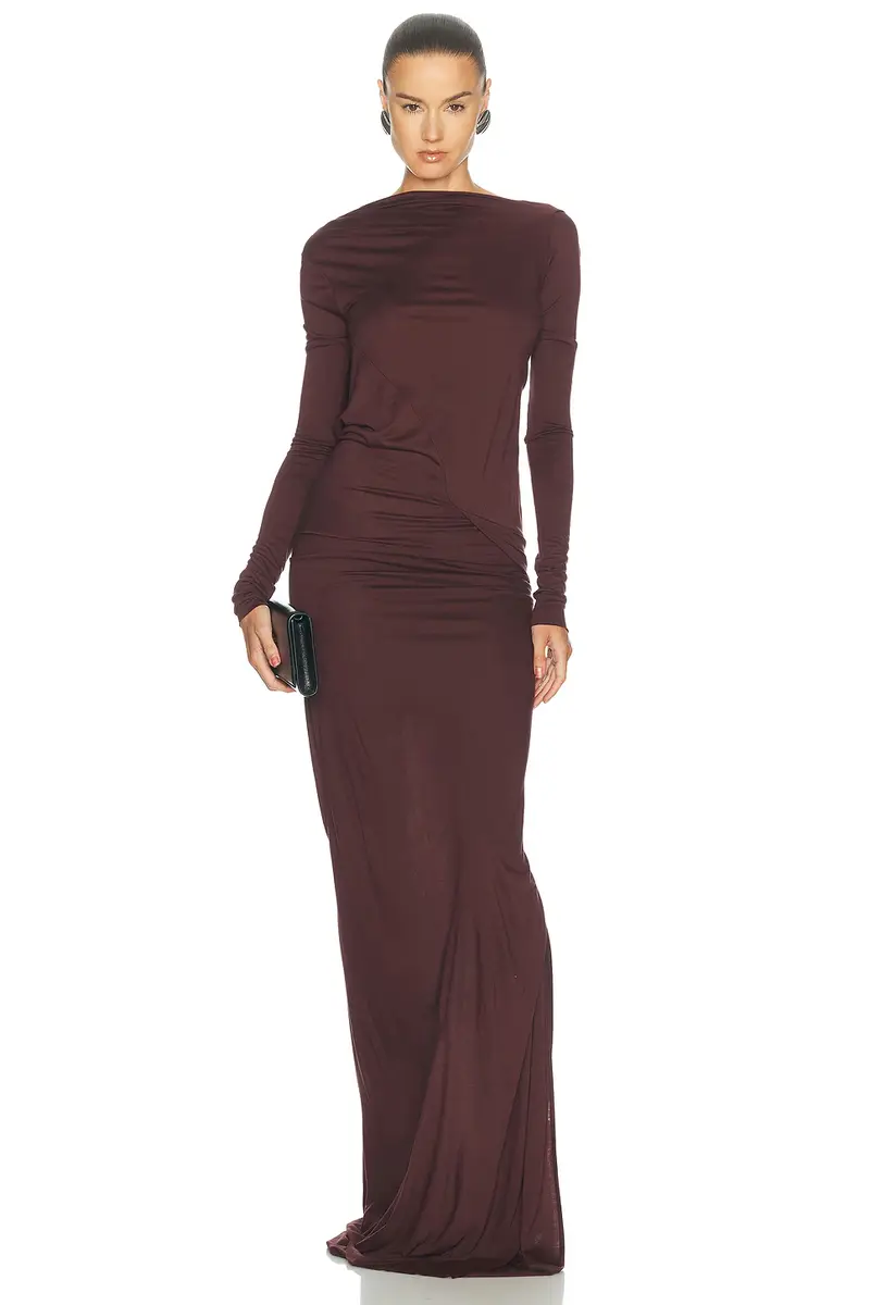 Rick Owens Lilies Long Sleeve Shailee Gown | Thumbnail 2 Rick Owens Lilies Long Sleeve Shailee Gown | Thumbnail 2
