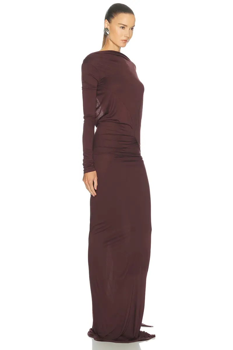 Rick Owens Lilies Long Sleeve Shailee Gown | Thumbnail 3 Rick Owens Lilies Long Sleeve Shailee Gown | Thumbnail 3