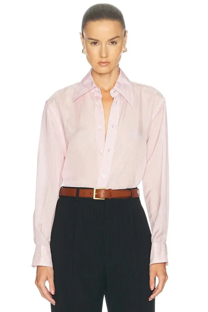 Cupro Pinstripe Shirt Cupro Pinstripe Shirt