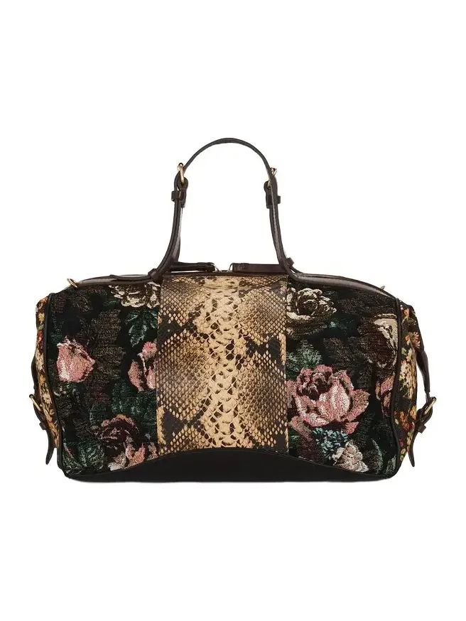 Dries Van Noten Medium East West With Strap Zip Tote Bag