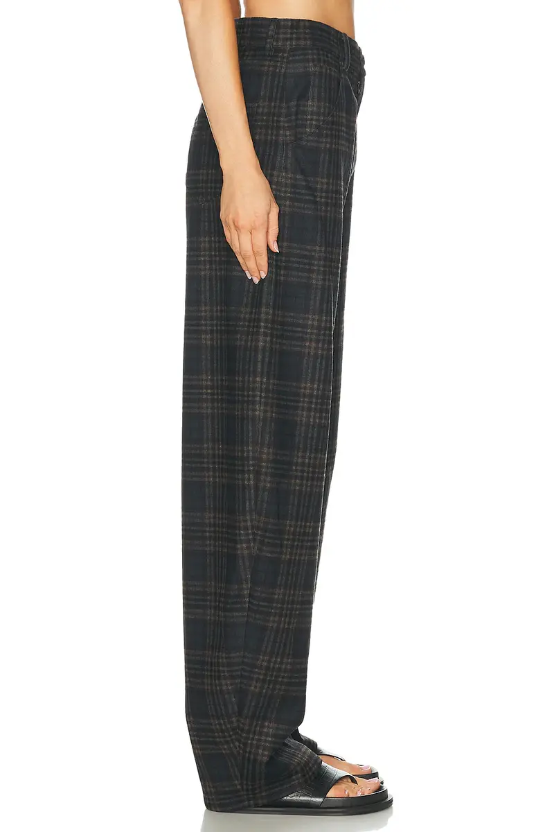 DARKPARK Khris Tartan Check Barrel Leg Pants | Thumbnail 3 DARKPARK Khris Tartan Check Barrel Leg Pants | Thumbnail 3