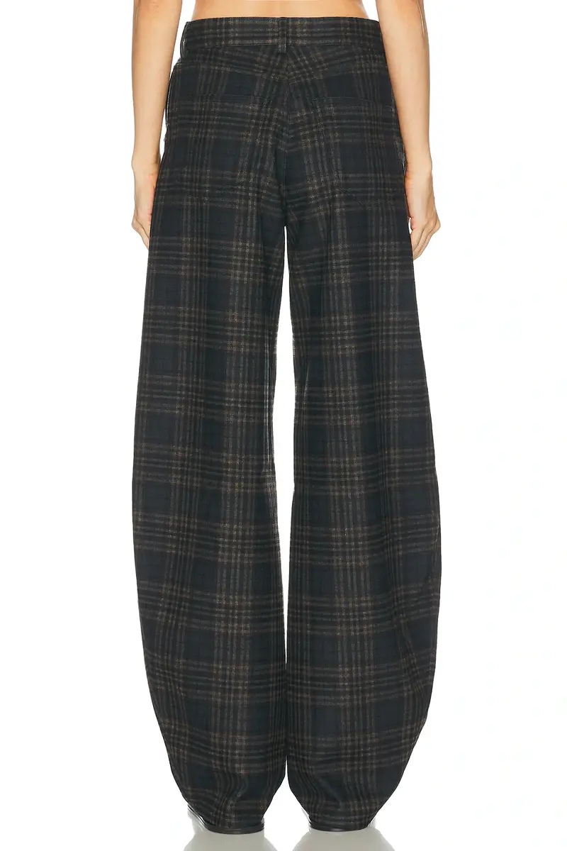 DARKPARK Khris Tartan Check Barrel Leg Pants | Thumbnail 4 DARKPARK Khris Tartan Check Barrel Leg Pants | Thumbnail 4