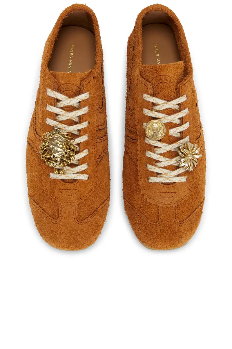 Dries Van Noten Suede Sneaker | Thumbnail 4 Dries Van Noten Suede Sneaker | Thumbnail 4