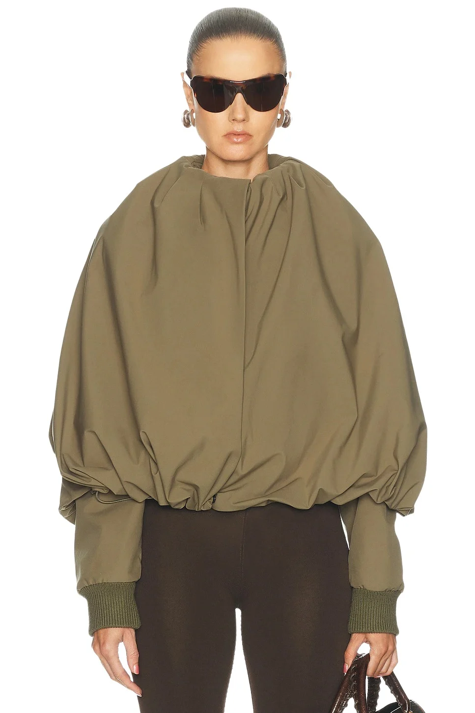 Balenciaga Bomber Cape Jacket