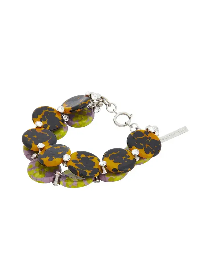 Dries Van Noten Handmade Glass Component Small Bracelet