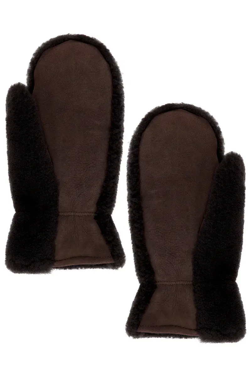 Yves Salomon Merino Fur Mittens | Thumbnail 2 Yves Salomon Merino Fur Mittens | Thumbnail 2