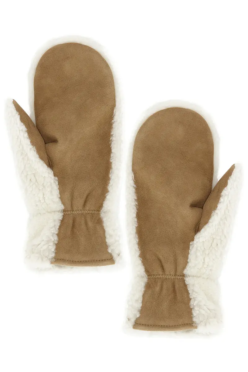 Yves Salomon Merino Fur Mittens | Thumbnail 2 Yves Salomon Merino Fur Mittens | Thumbnail 2