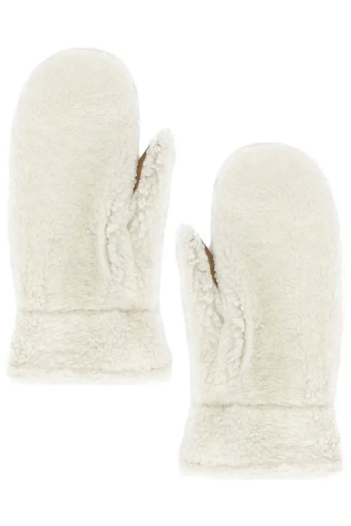 Yves Salomon Merino Fur Mittens