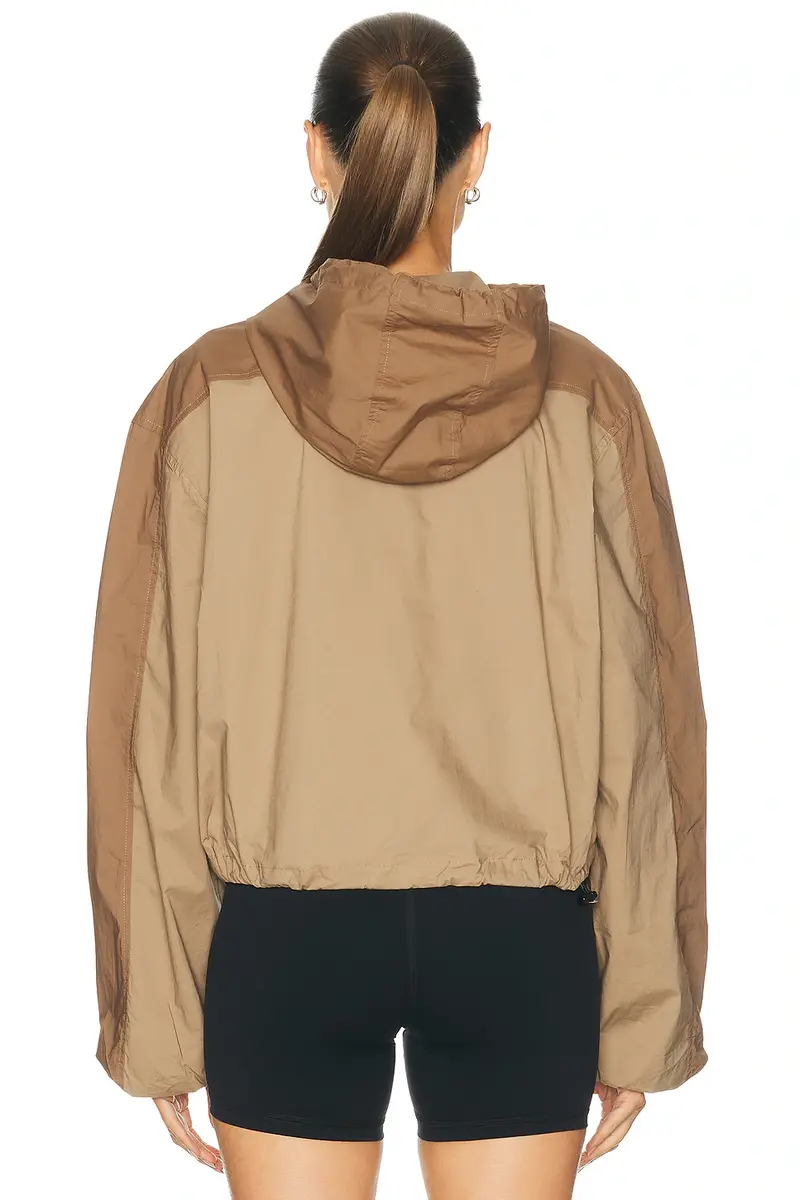 Skims Woven Cotton Half Zip Jacket | Thumbnail 3 Skims Woven Cotton Half Zip Jacket | Thumbnail 3