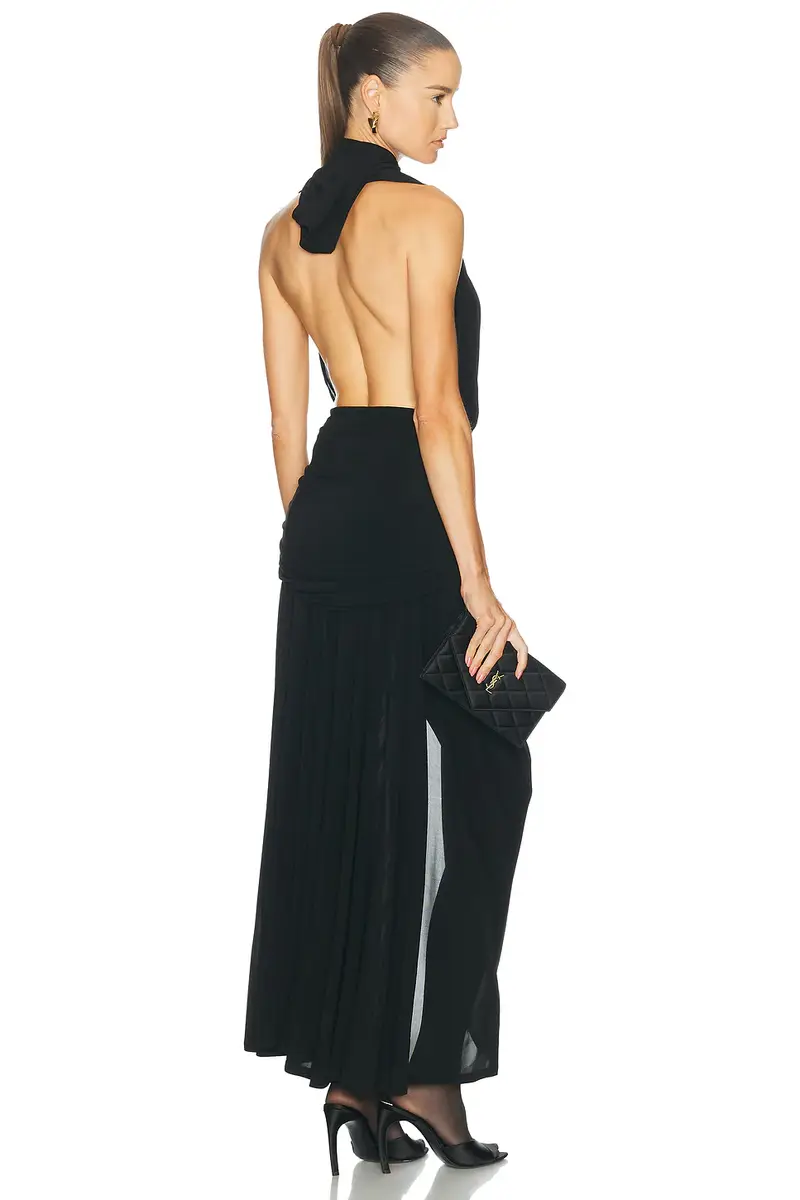 Jean Paul Gaultier Stretch Viscose Long Dress | Thumbnail 4 Jean Paul Gaultier Stretch Viscose Long Dress | Thumbnail 4