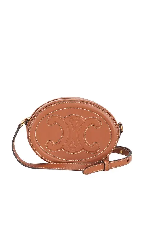 Celine Triomphe Small Oval Crossbody Bag