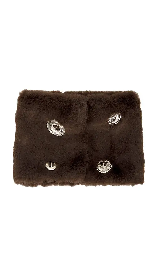 Understated Leather Silver Tongue Snood