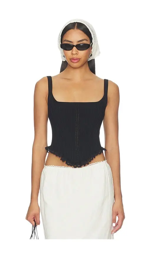 LPA Suzy Knit Corset Top