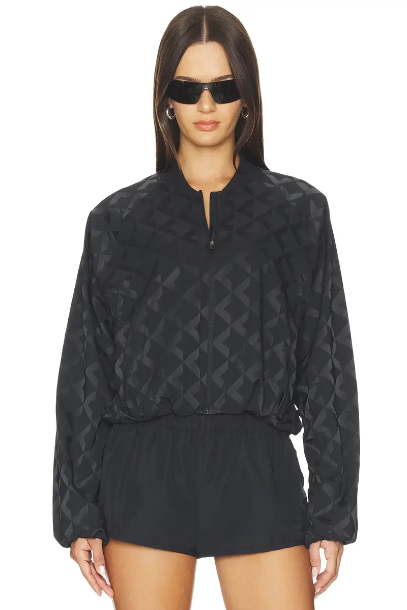 Monogram Satin Track Jacket Monogram Satin Track Jacket