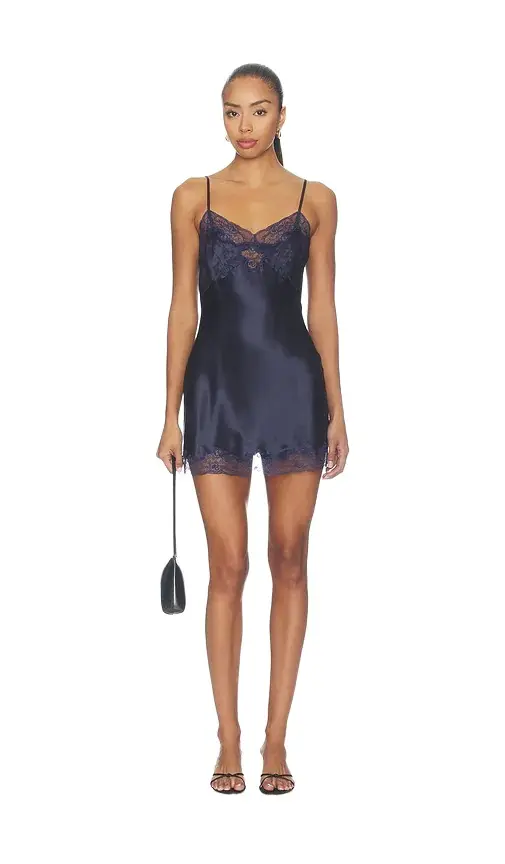 Silk Charmeuse Mini Slip Dress Silk Charmeuse Mini Slip Dress