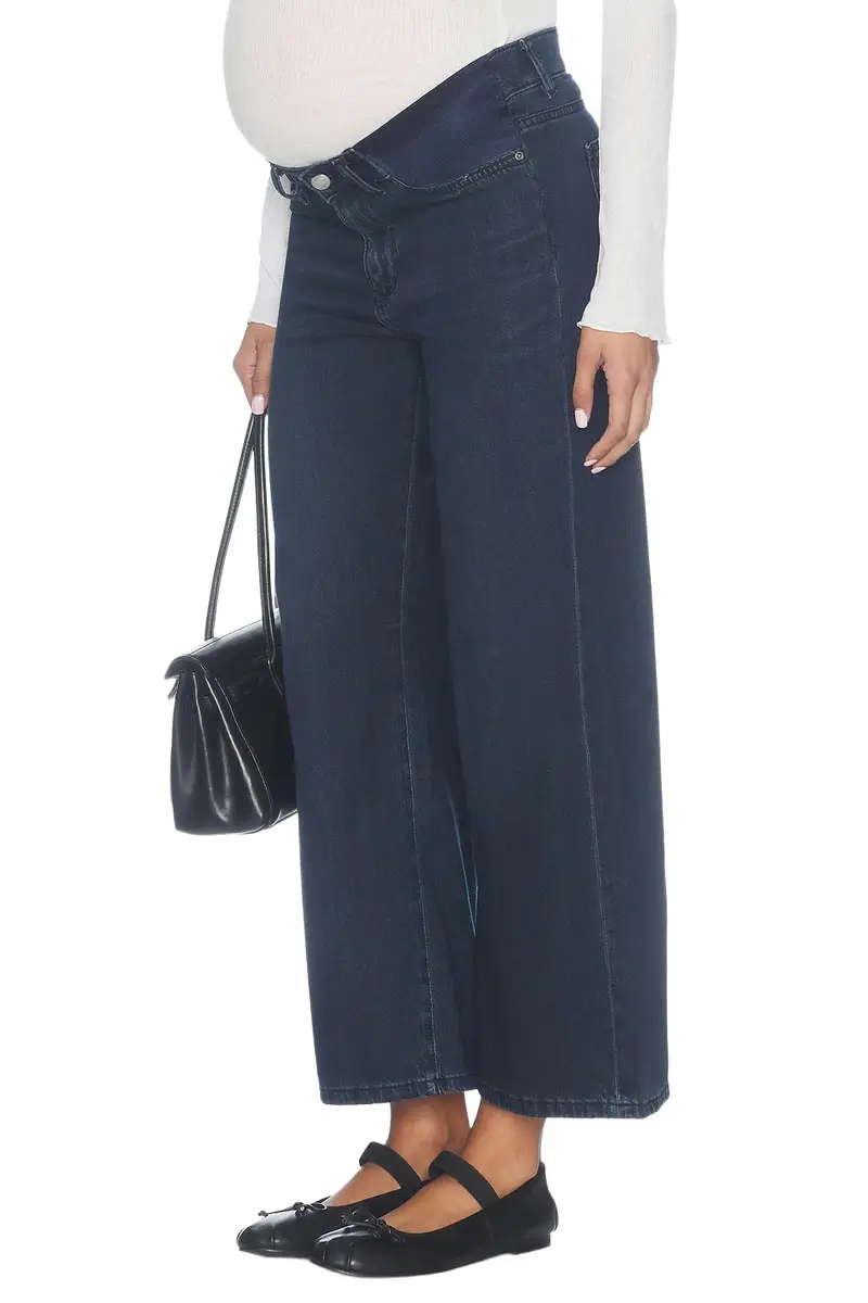 Hepburn Maternity Wide Leg Jean Hepburn Maternity Wide Leg Jean