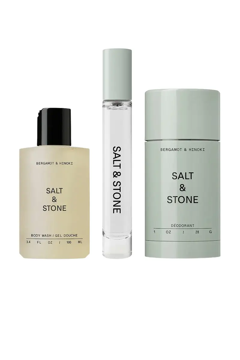 SALT & STONE Bergamot & Hinoki Signature Trio