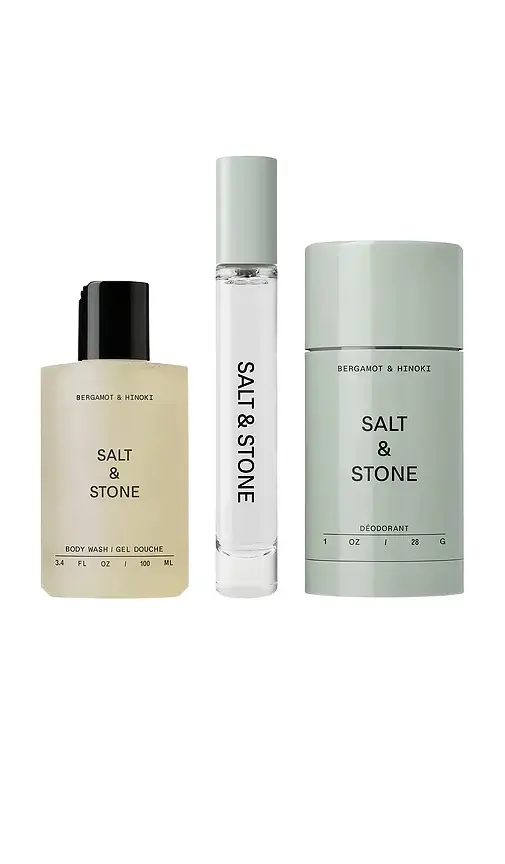 SALT & STONE Bergamot & Hinoki Signature Trio