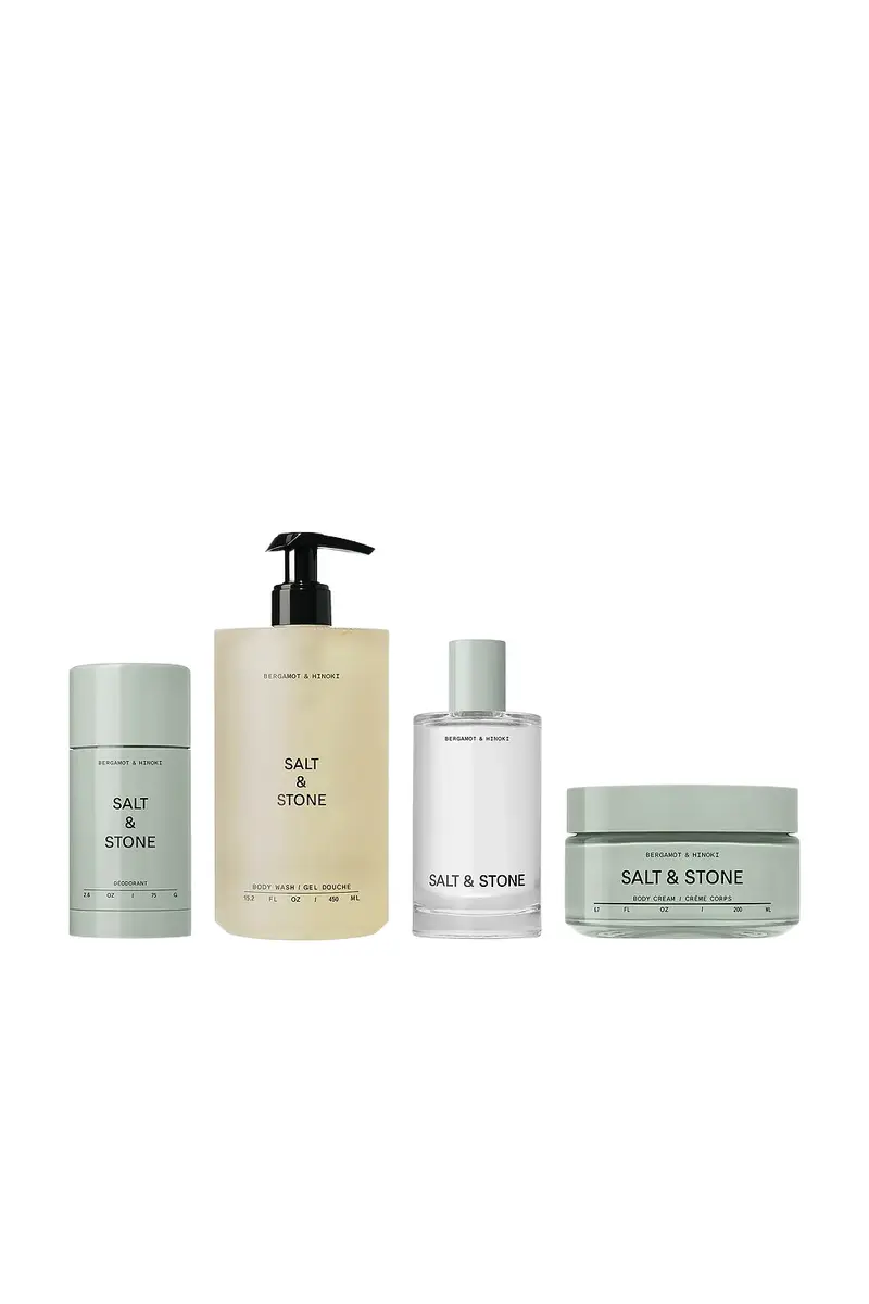 SALT & STONE Bergamot & Hinoki Full Body Set
