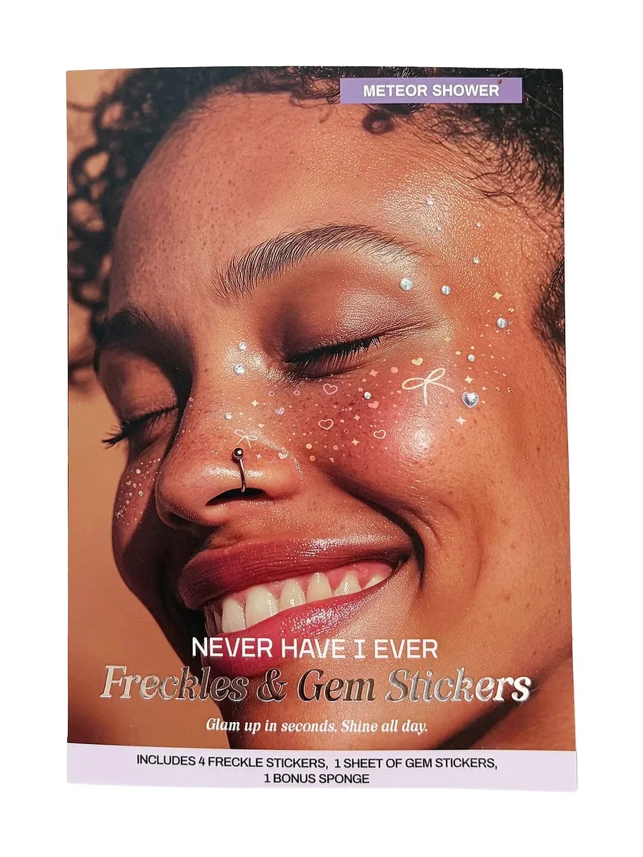 Never Have I Ever Freckles & Gem Stickers