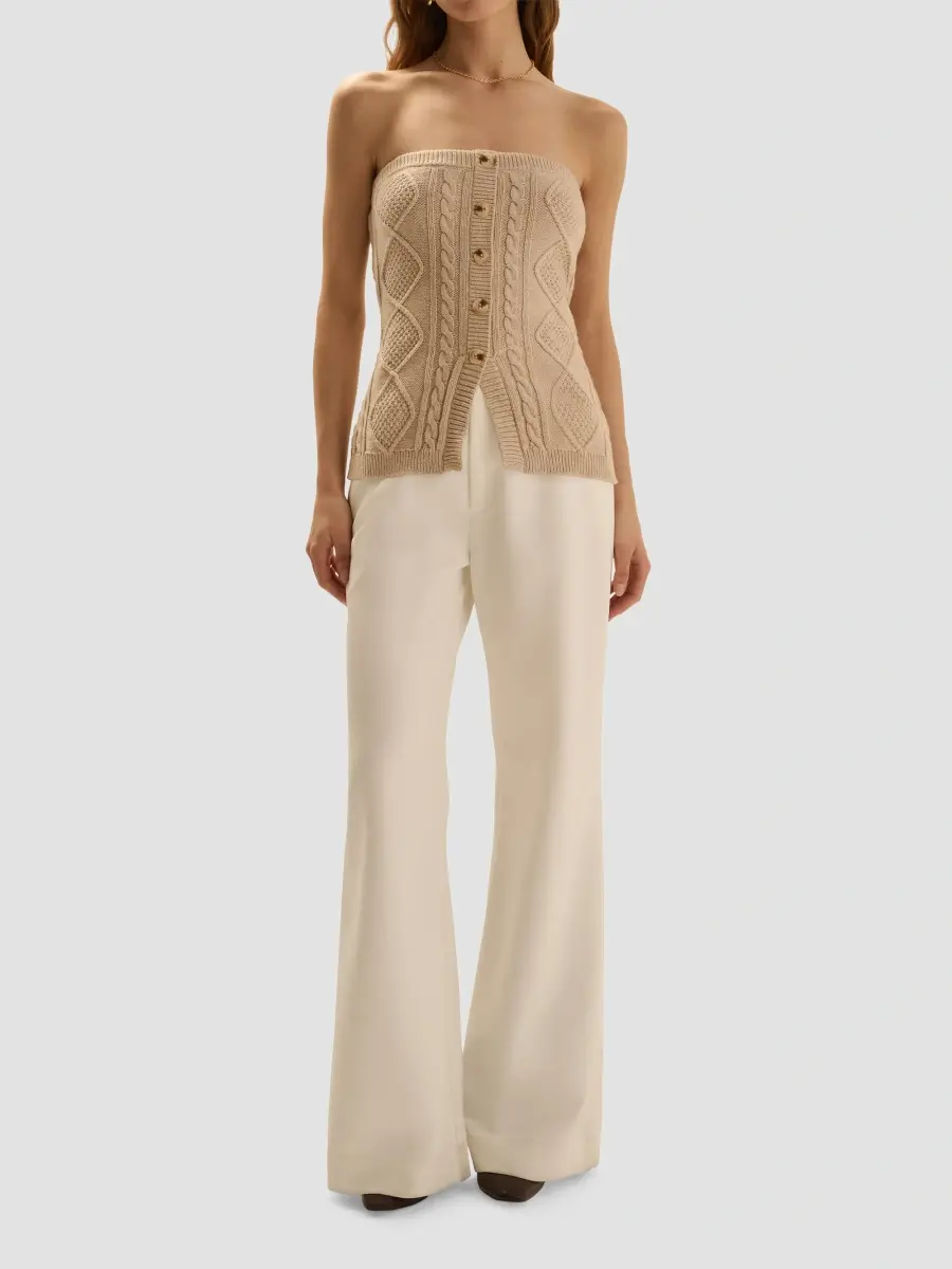 Favorite Daughter Women's Layla Argyle-Knit Top | Thumbnail 2 Favorite Daughter Women's Layla Argyle-Knit Top | Thumbnail 2