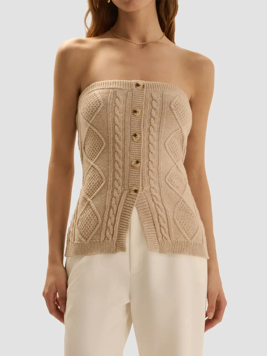 Favorite Daughter Women's Layla Argyle-Knit Top | Thumbnail 4 Favorite Daughter Women's Layla Argyle-Knit Top | Thumbnail 4