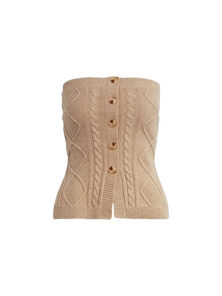 Favorite Daughter Women's Layla Argyle-Knit Top