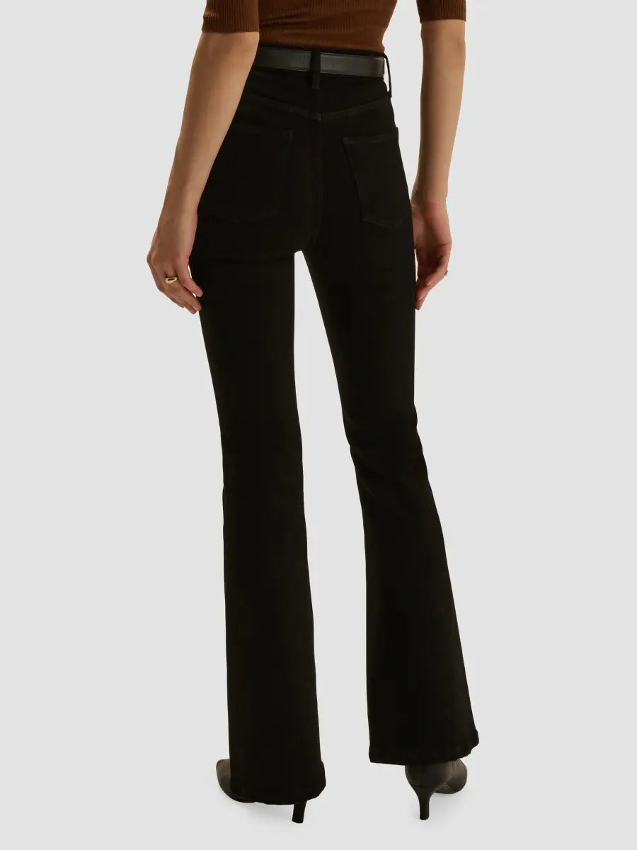 Favorite Daughter Women's Valentina Stretch-Denim High-Rise Flared Jeans | Thumbnail 3 Favorite Daughter Women's Valentina Stretch-Denim High-Rise Flared Jeans | Thumbnail 3